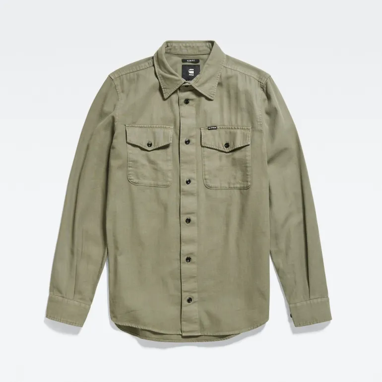 Marine Slim Shirt ls shamrock gd