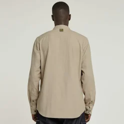Marine Slim Shirt ls vintage khaki gd