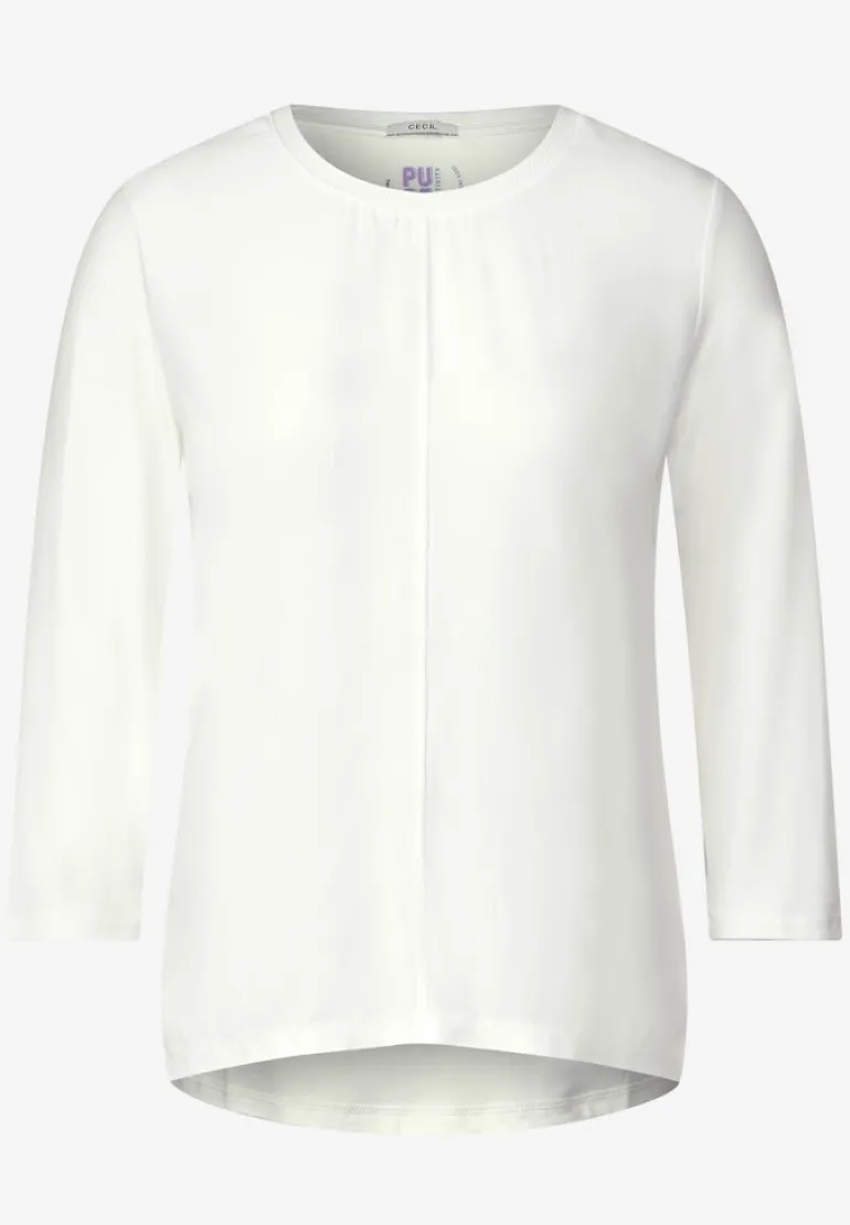 Materialmix Shirt vanilla white