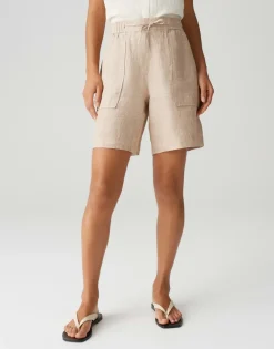 Melane shorts linen natural glaze
