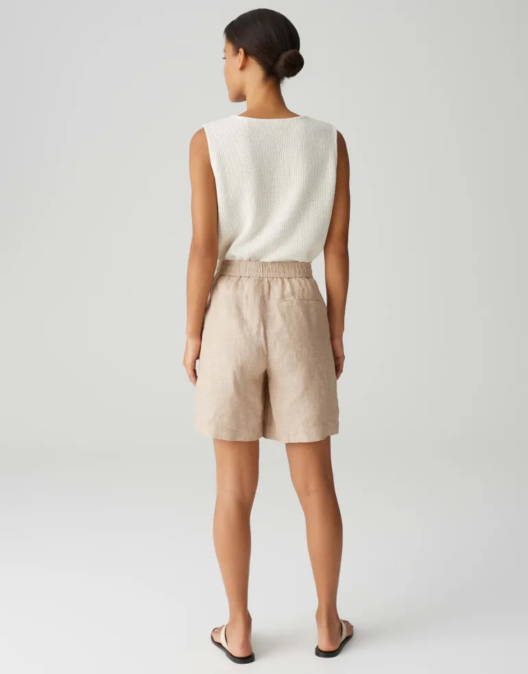 Melane shorts linen natural glaze