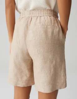 Melane shorts linen natural glaze