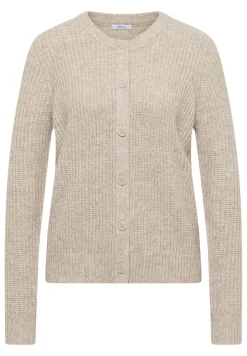 Melange Cardigan toffee cream melange