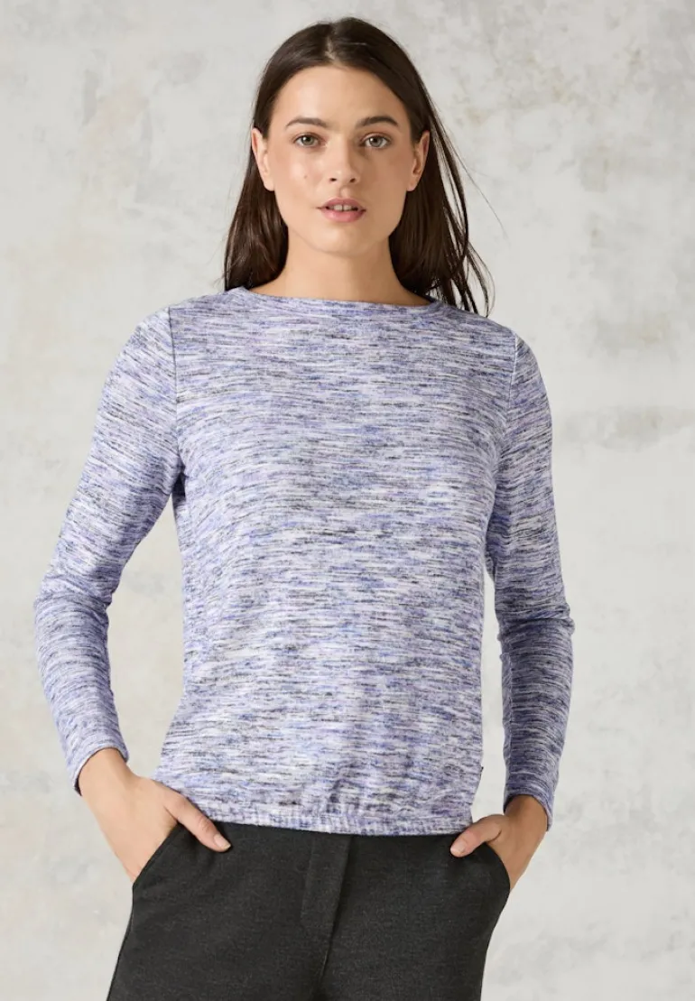 Melange-Shirt mulit lilac melange