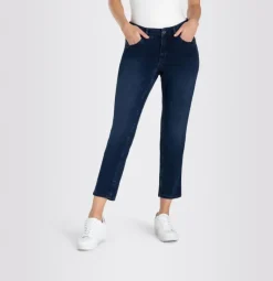 Melanie 7/8 dark blue commercial washed