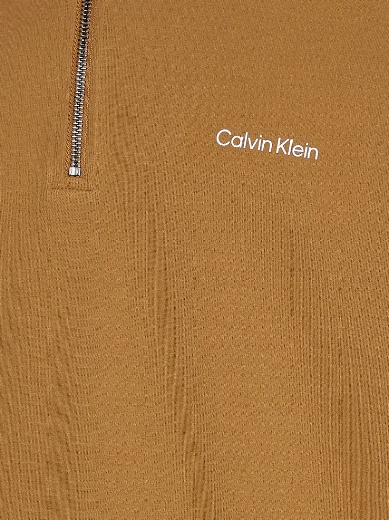 MICRO LOGO REPREVE Q-ZIP caramel