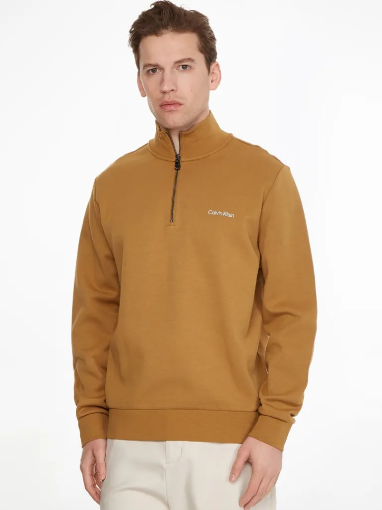 MICRO LOGO REPREVE Q-ZIP caramel