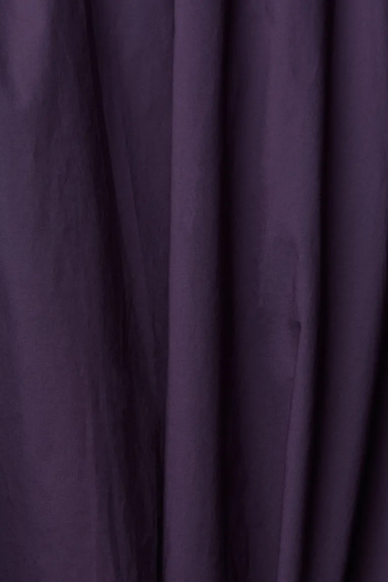 Midirock mit elastischem Bund dark purple