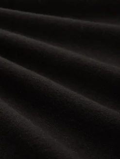Midi-Rock mit Schlitz deep black