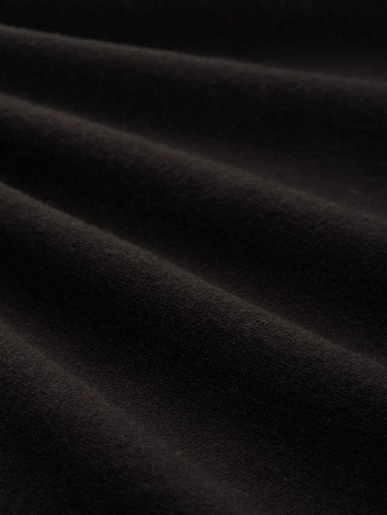 Midi-Rock mit Schlitz deep black
