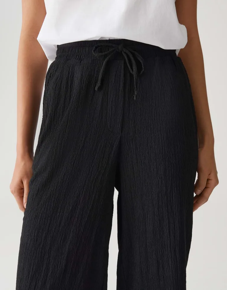 Mileni crinkle black