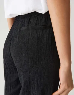 Mileni crinkle black