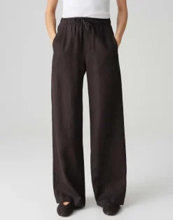 Mileni linen midnight brown