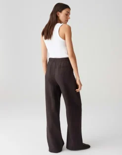 Mileni linen midnight brown