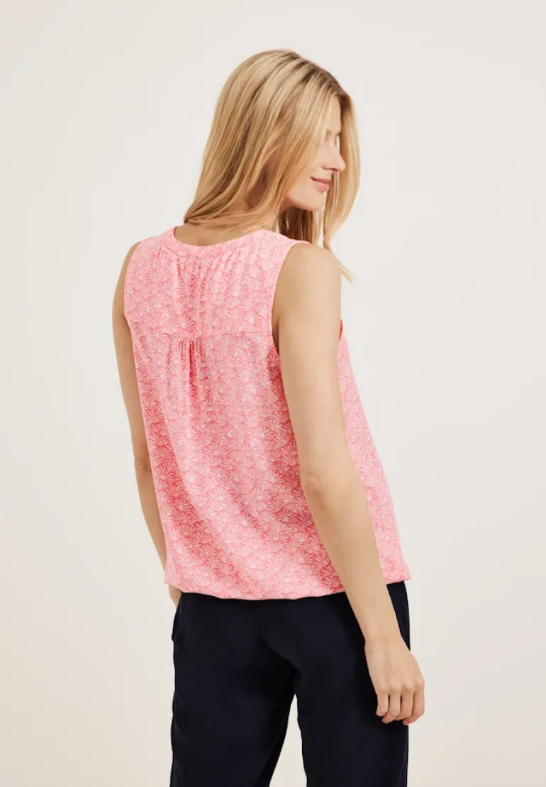 Minimalprint Bluse soft pink