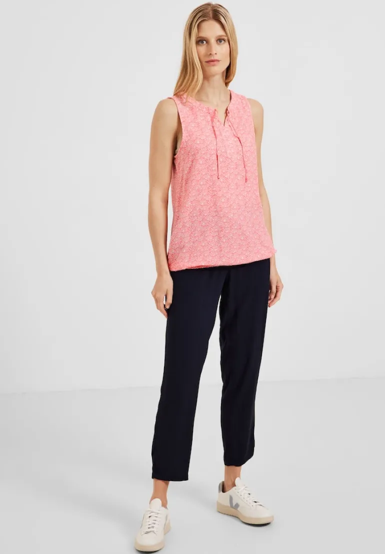 Minimalprint Bluse soft pink