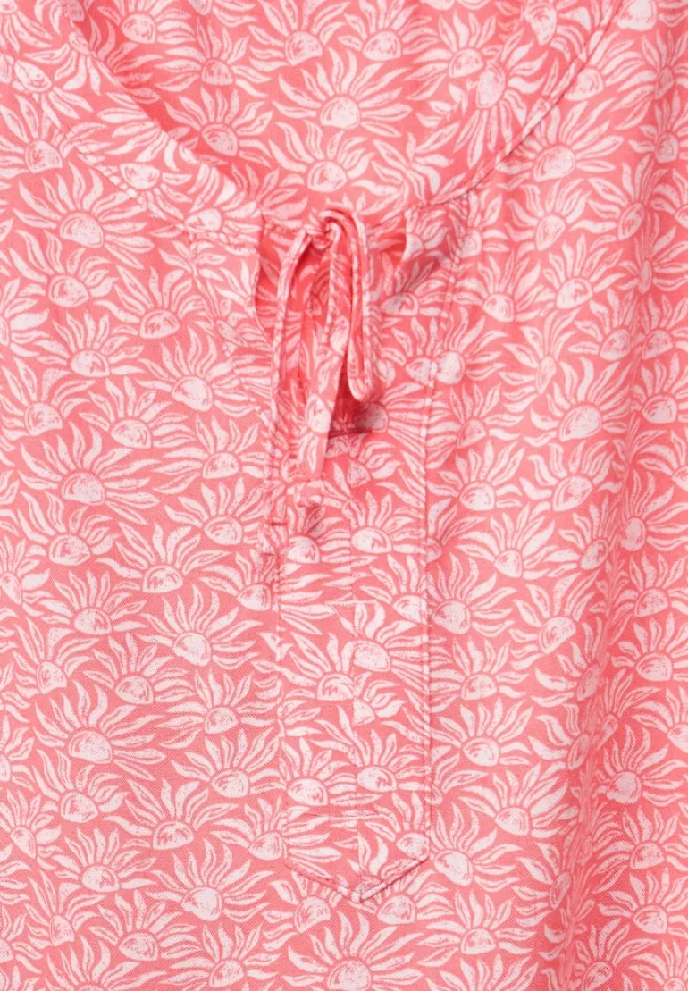 Minimalprint Bluse soft pink