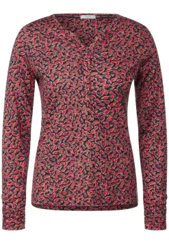 Minimalprint Tunikashirt cosy coral