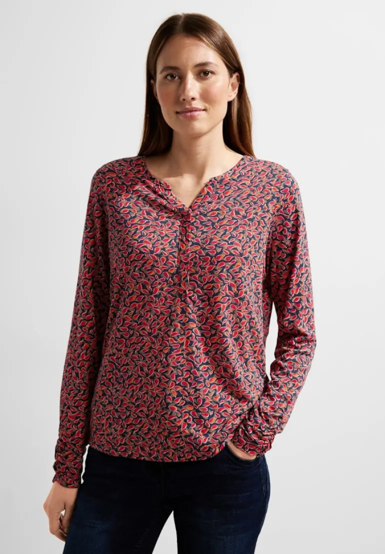 Minimalprint Tunikashirt cosy coral