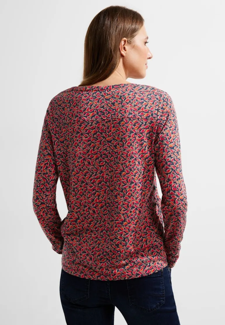 Minimalprint Tunikashirt cosy coral