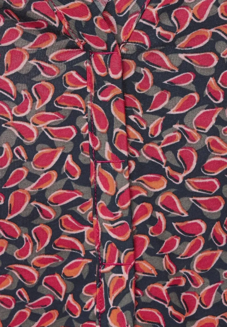 Minimalprint Tunikashirt cosy coral