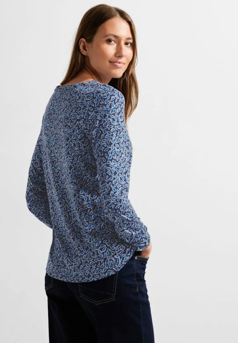 Minimalprint Tunikashirt night sky blue