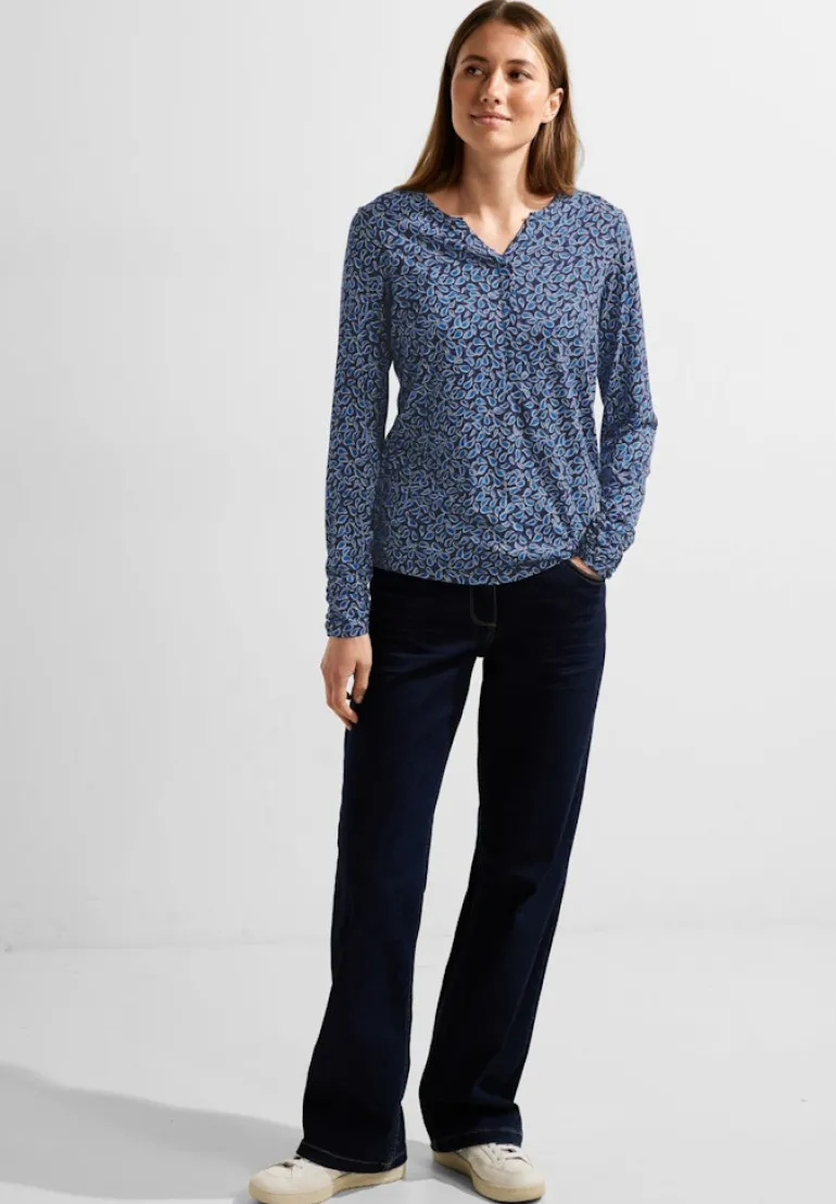 Minimalprint Tunikashirt night sky blue