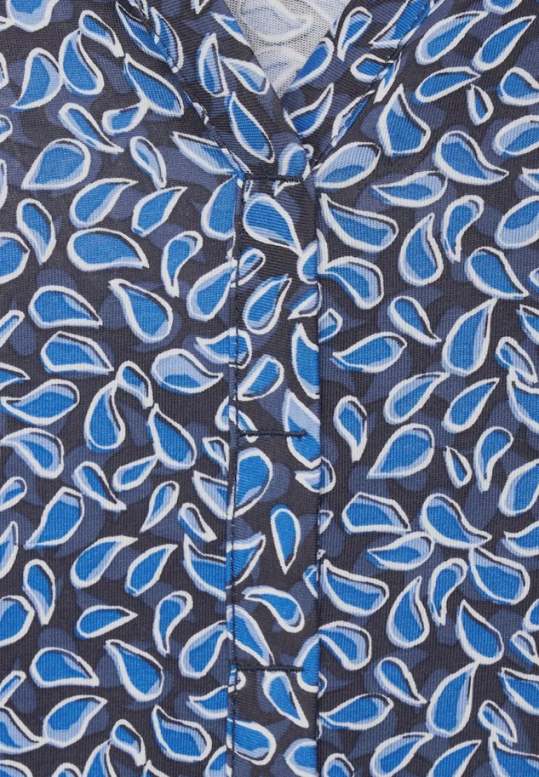 Minimalprint Tunikashirt night sky blue