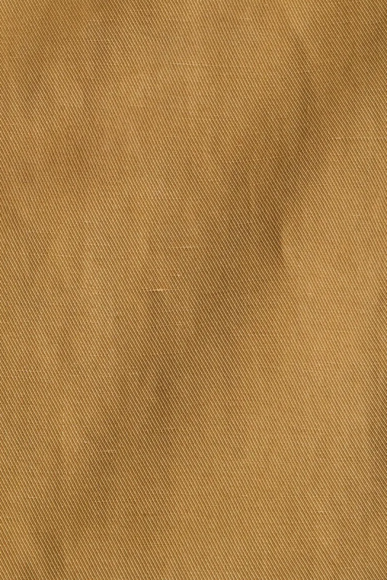 Mit Leinen: Hose mit verkürztem Bein camel
