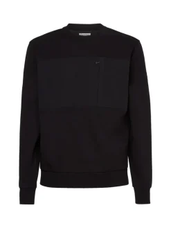 MIX MEDIA REPREVE SWEATSHIRT ck black