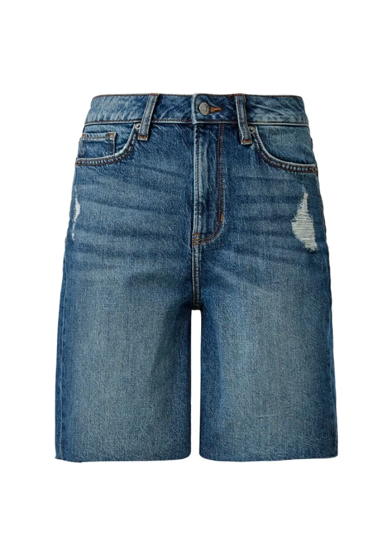 Mom-Fit Bermuda blau