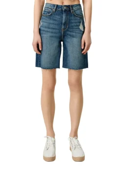 Mom-Fit Bermuda blau