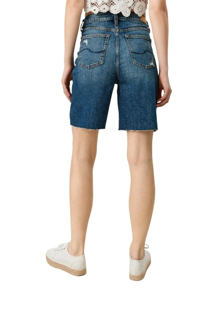 Mom-Fit Bermuda blau