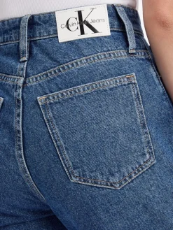MOM JEAN ANKLE denim dark