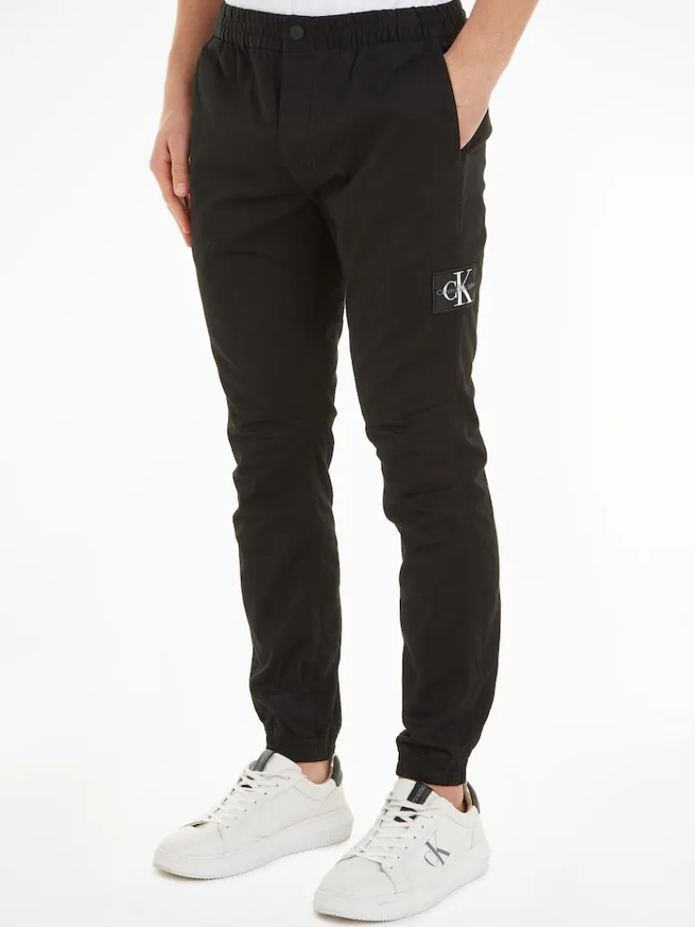 MONOLOGO BADGE CASUAL CHINO ck black