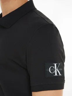 MONOLOGO BADGE POLO ck black