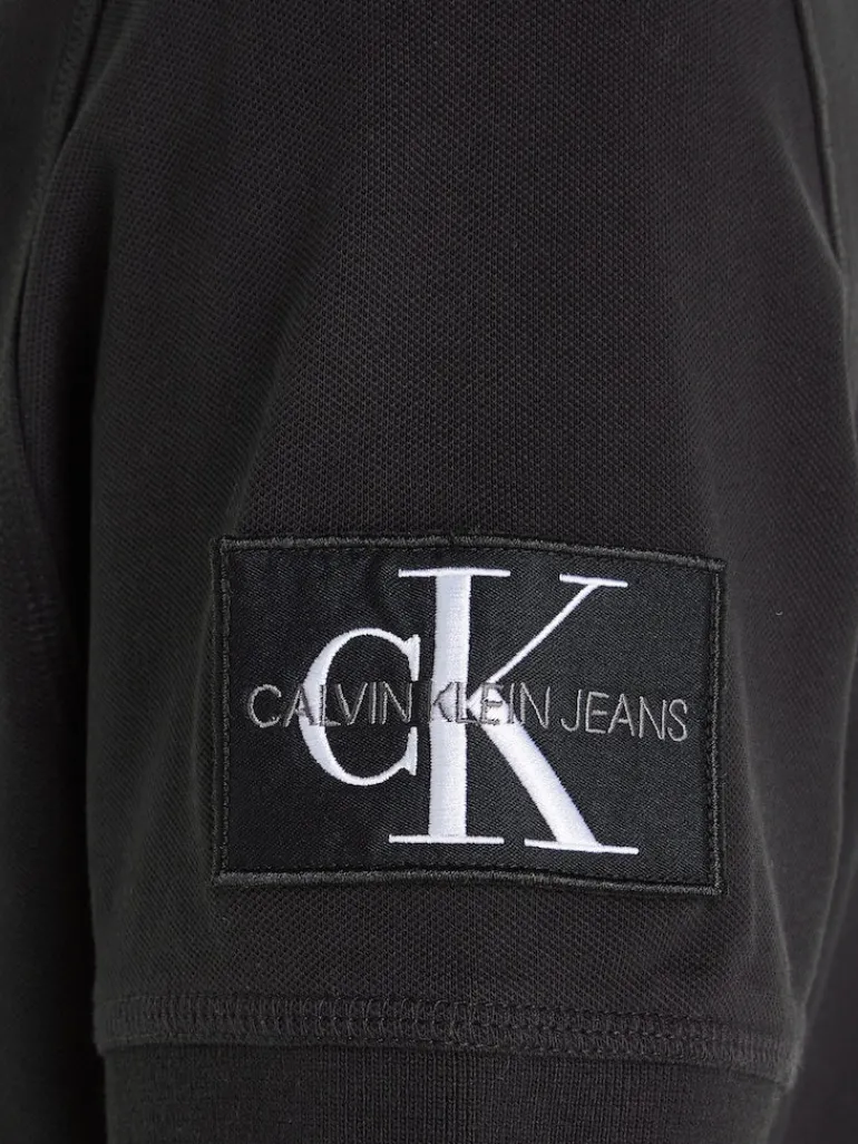 MONOLOGO BADGE POLO ck black