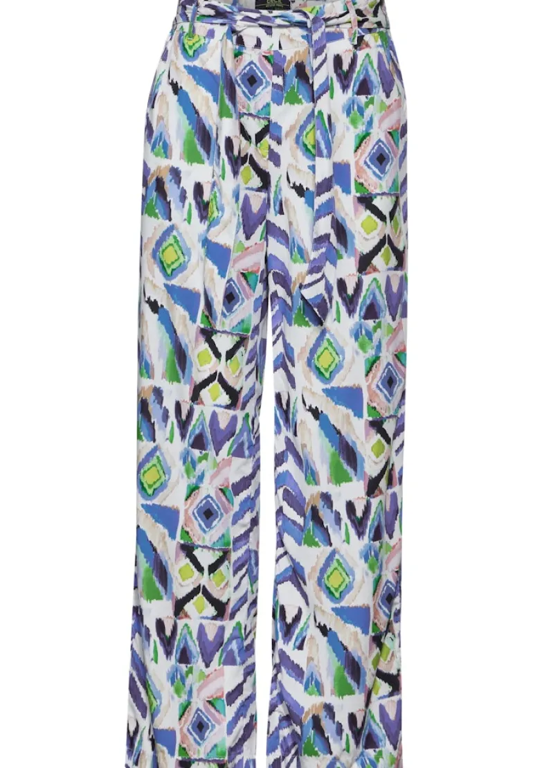 Multicolor Print Hose vanilla white