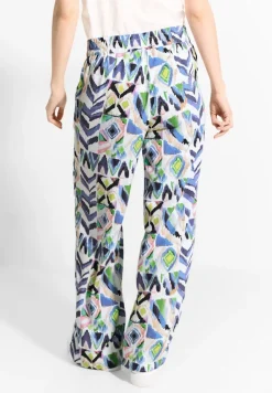 Multicolor Print Hose vanilla white