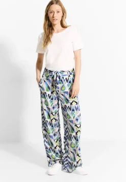 Multicolor Print Hose vanilla white
