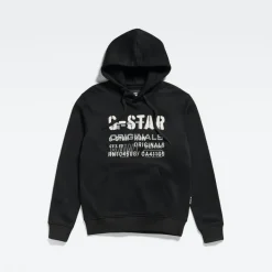 Multi layer originals hoddie dk black
