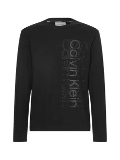 MULTI LOGO LS LIGHT SWEATSHIRT ck black