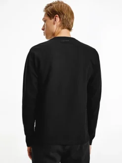 MULTI LOGO LS LIGHT SWEATSHIRT ck black