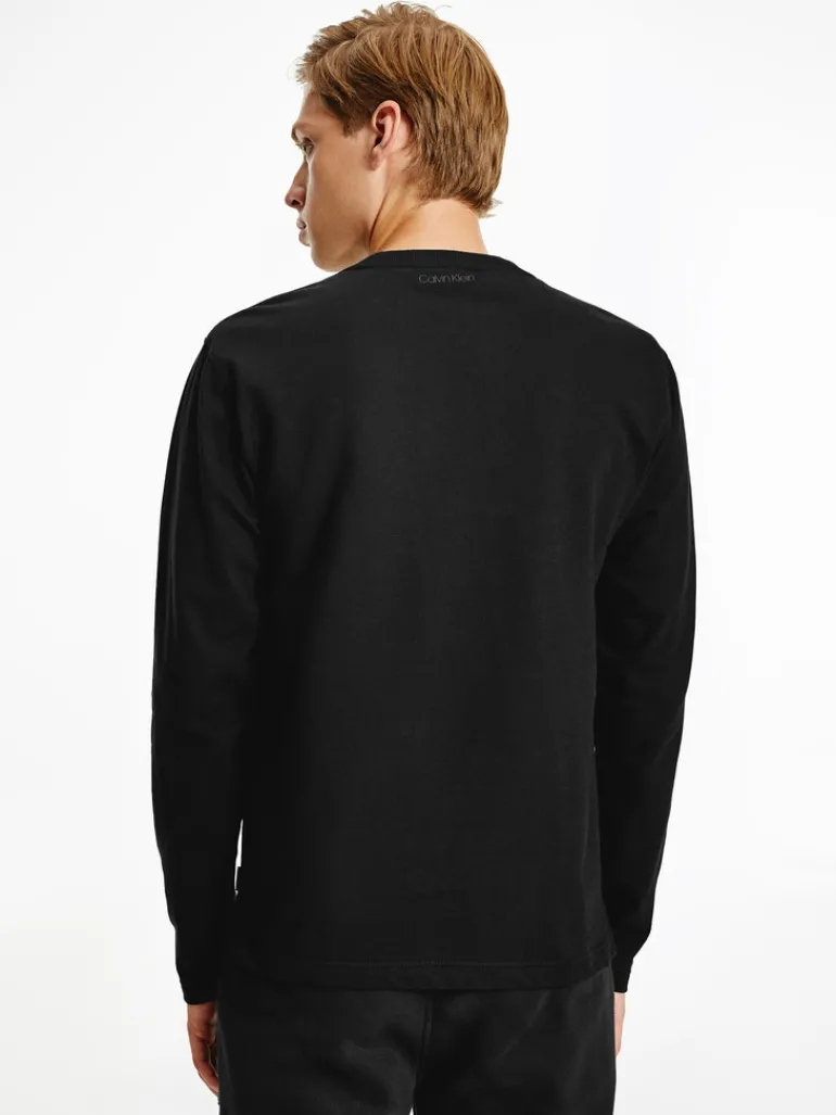 MULTI LOGO LS LIGHT SWEATSHIRT ck black