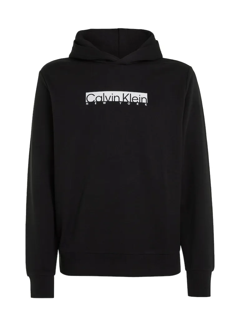 NEW YORK BOX LOGO HOODIE ck black