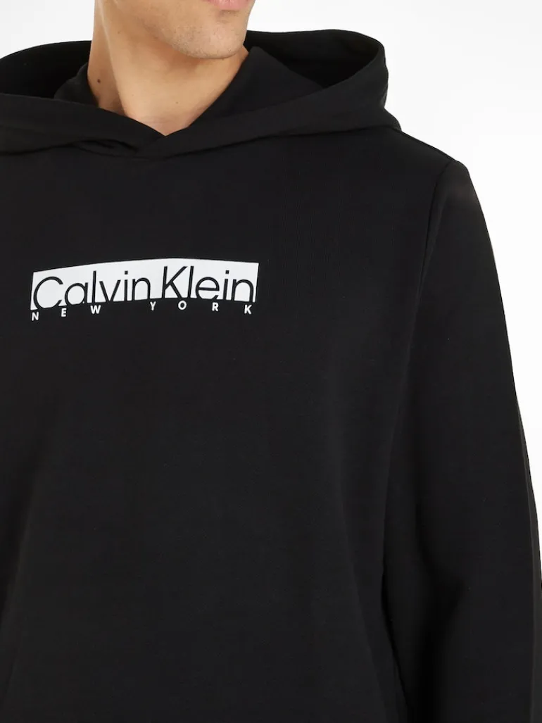 NEW YORK BOX LOGO HOODIE ck black