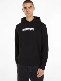 NEW YORK BOX LOGO HOODIE ck black