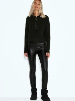 NMALOHA HW SKINNY COATED LEGGING NOOS black