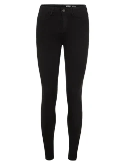 NMCALLIE HW SKINNY BLACK JEANS FWD NOOS black denim