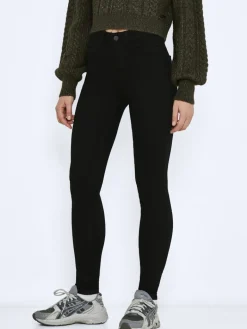 NMCALLIE HW SKINNY BLACK JEANS FWD NOOS black denim